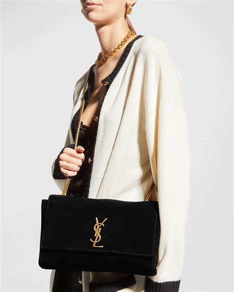 ysl kate medium suede|YSL kate medium black.